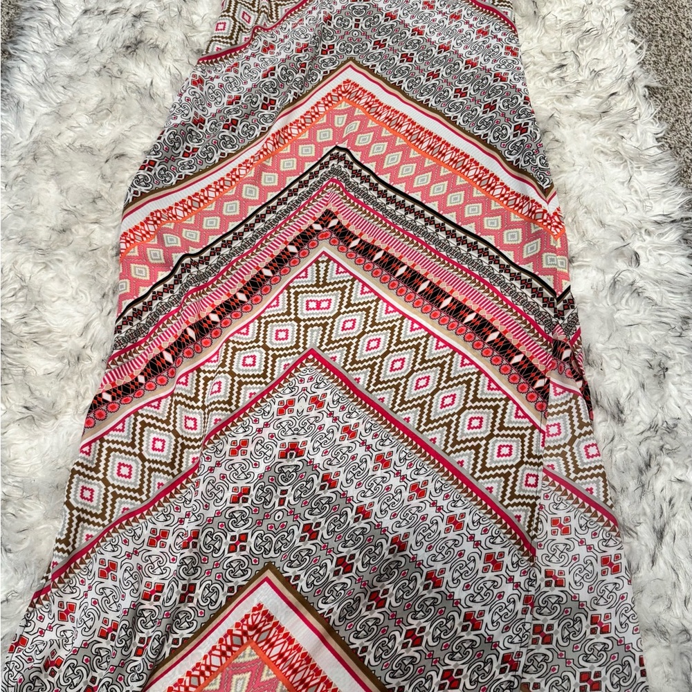 Sale🎉 NY Collection Red and Pink Maxi Dress - Picture 2 of 7